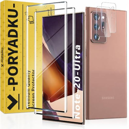 V-PORYADKU 2+2 Pack for Samsung Galaxy Note 20 Ultra Screen Protector - size: 6.90 inch