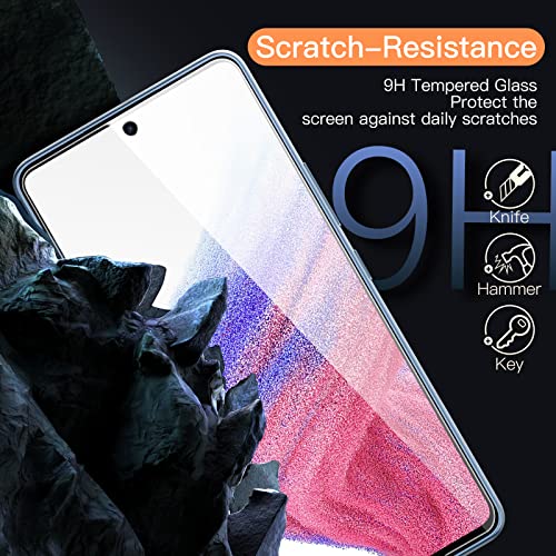 JETech Screen Protector for Samsung Galaxy A53/A52/A52s, 3-Pack - size: Galaxy A53/A52/A52s