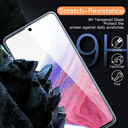 JETech Screen Protector for Samsung Galaxy A53/A52/A52s, 3-Pack - size: Galaxy A53/A52/A52s
