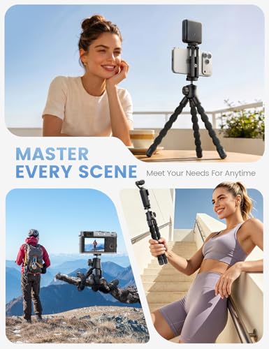 Lamicall Tripod for iPhone with Wireless Remote for iPhone Gopro Camera - style: Standard