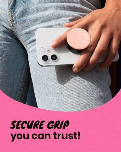 On The Grip 3D Gummy Bear Style Expandable Collapsible Mobile Phone Grip Stand Holder for Smartphone Tablet Cell Phone Accessory (Clear Pink)