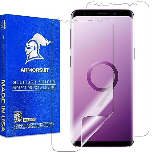 ArmorSuit [2 Pack] MilitaryShield [Case Friendly] Screen Protector Designed for Samsung Galaxy S9 - HD Clear Film - size: 5.8 Inch