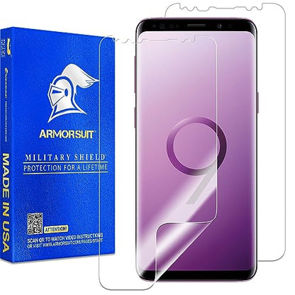 ArmorSuit [2 Pack] MilitaryShield [Case Friendly] Screen Protector Designed for Samsung Galaxy S9 - HD Clear Film - size: 5.8 Inch