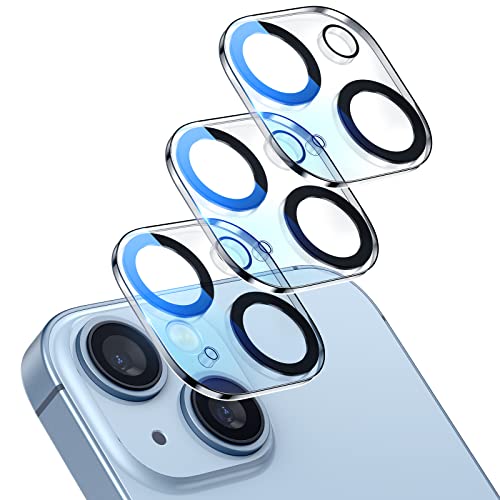 [3 Pack Camera Lens Protector For iPhone,9H Tempered Glass,Anti-Scratch,Case Friendly,Night Circle,No-Bubble HD Clarity,Full Cover (iPhone 14/14 Plus) - size: iPhone 14/14 Plus