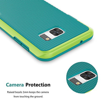 Jeylly Galaxy S7 Case, [3 Color] Slim Hybrid Impact Rugged Soft TPU & Hard PC Bumper Shockproof Protective Anti-Slip Case Cover Shell for Samsung Galaxy S7 S VII G930 GS7 - Green | [3 Color] Slim Hybrid Impact Rugged Soft TPU&Hard PC Bumper Shockproof Pro