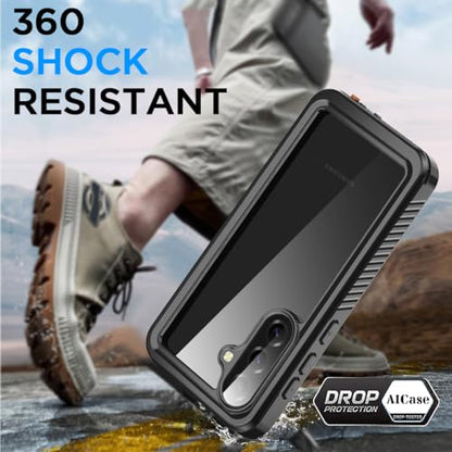 AICase for Samsung Galaxy S26 Plus Case Waterproof, Clear Water Proof Shockproof Snowproof Dustproof Full Body Rugged Transparent Underwater Phone Case for Galaxy S26 Plus Built-in Screen Protector - size: S26 PLUS