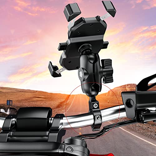BRCOVAN 5 Pack, Aluminum Alloy Handlebar Mount Base with 1'' TPU Ball - style: R3-Set of 5