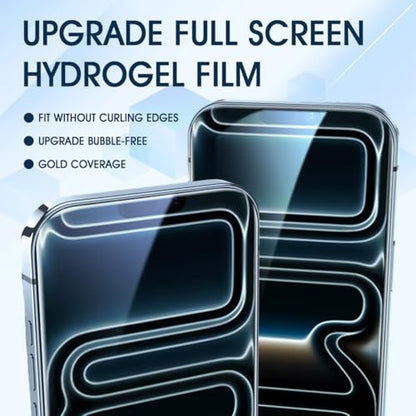 1 Packs Hydrogel Film Screen Protector(Not Glass) + 1 Packs Tempered Glass Camera Lens Protector For iPhone 11