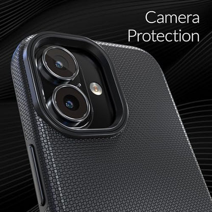 Crave Dual Guard Compatible with iPhone 16 Case, Compatible with MagSafe Shockproof Protection Dual Layer Case for Apple iPhone 16 (6.1") - Black - color: Black