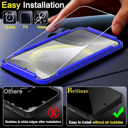 Ferilinso 3 Pack Privacy Screen Protector for Samsung Galaxy S24 Plus - size: Samsung Galaxy S24 Plus 6.7 INCH