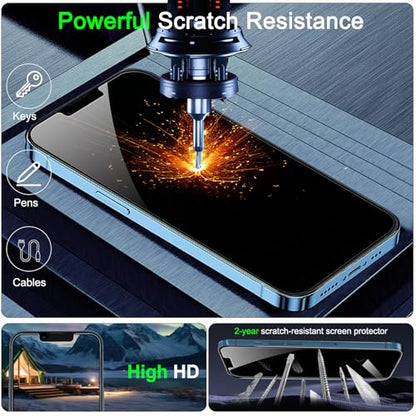 1 Pack for iPhone 13 Pro Privacy Screen Protector, Anti Spy Private Tempered Glass Film, 9H Hardness, Case Friendly - size: iPhone 13 Pro 6.1 Inch