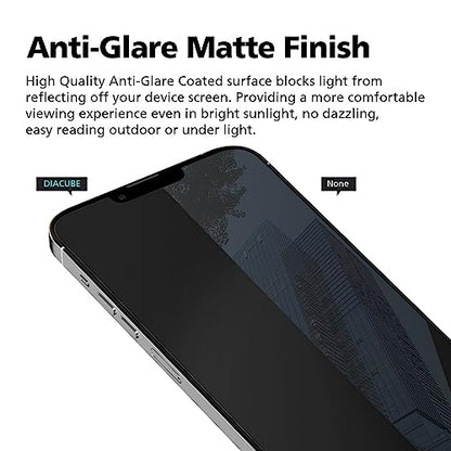 [3 Pack] For Samsung Galaxy S24/S24 Plus/S24 Ultra/S23/S22/S21/Note 20, 3 Pack Anti-Glare Matte Screen Protector, [Support Fingerprint Unlock], Anti-Fingerprint, Full Coverage, Self-Healing, Bubble-Free Easy Installation with Alignment Applicator (Galaxy