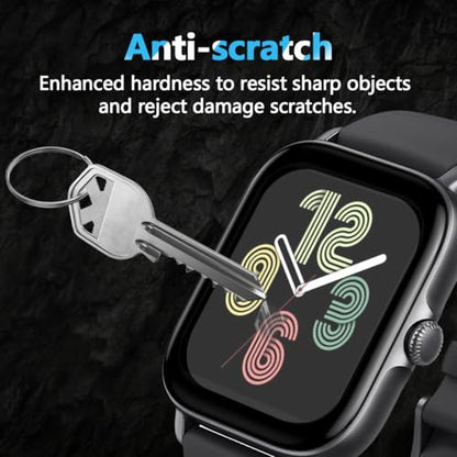 3 Pack for Amazfit GTS 3 Screen Protector (no glass), Self-Healing, 3D Full Screen Coverage Soft Film, Anti Scratch HD Clear Screen Protector for Amazfit GTS 3, Black - size: for Amazfit GTS 3