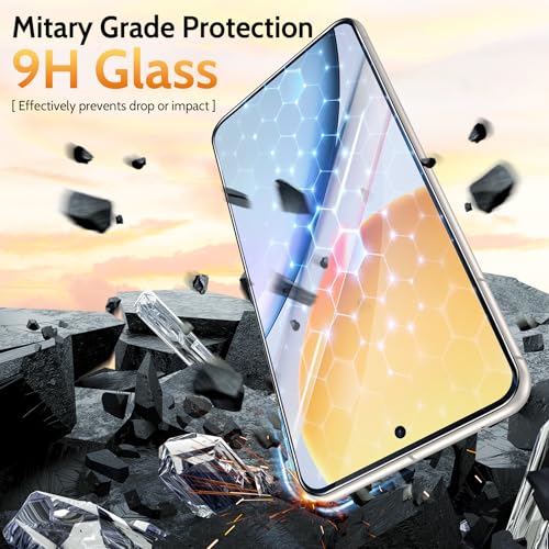 3 Pack for Google Pixel 10 Pro XL Screen Protector, Fingerprint Unlocking, 9H Hardness Tempered Glass High Definition Scratch and Shatterproof - size: Pixel 10 Pro XL