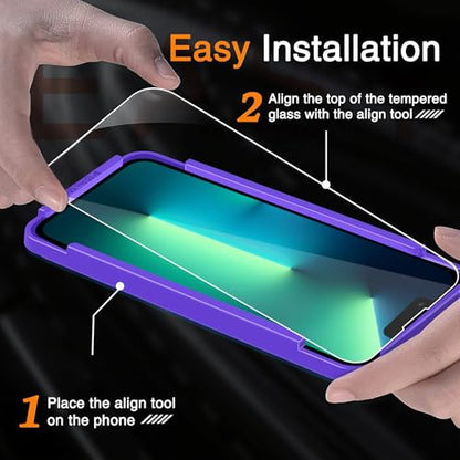 Wiaocit Tempered Glass Screen Protector for iPhone 13 Pro Max - size: iPhone 13 Pro Max-6.7 Inch