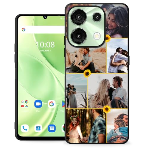 Personalized Case Photo Collage for UMIDIGI G9 5G/UMIDIGI G9T G9C G9A 2024 Phone Pictures/Images Name Designed,Customize Soft Thin Slim Phone Cover Love Gift Him her - color: Pattern07