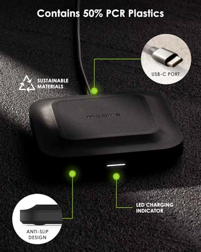 Mophie Universal Wireless Charge Pad - 15W Fast Charging - style: Gen 3