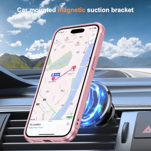 SKYLMW Compatible with iPhone 12/12 Pro Case with Stand,Rose Gold - color: Rose Gold, size: iPhone 12 & iPhone 12 Pro