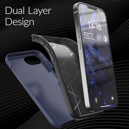 Crave for iPhone 17e Case and iPhone 16e Case, Shockproof Protection Dual Layer Case for iPhone 17e, iPhone 16e (6.1 inch) - Navy - color: Navy