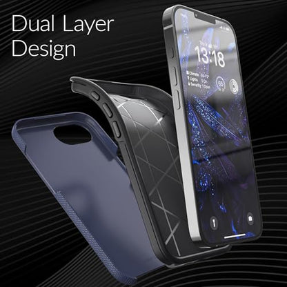 Crave for iPhone 17e Case and iPhone 16e Case, Shockproof Protection Dual Layer Case for iPhone 17e, iPhone 16e (6.1 inch) - Navy - color: Navy
