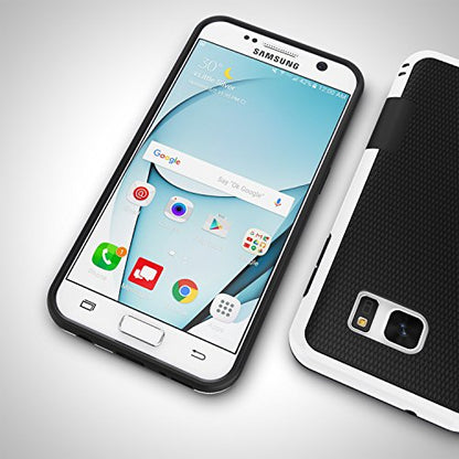 Jeylly Galaxy S7 Case, [3 Color] Slim Hybrid Impact Rugged Soft TPU & Hard PC Bumper Shockproof Protective Anti-Slip Case Cover Shell for Samsung Galaxy S7 S VII G930 GS7 - Black | [3 Color] Slim Hybrid Impact Rugged Soft TPU&Hard PC Bumper Shockproof Pro