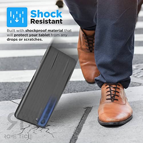Designed for Samsung Galaxy S21 FE 5G Case with Belt Clip Holster | Rugged Holster & Protective Phone Case Combo with Anti-Slip Texture - Black