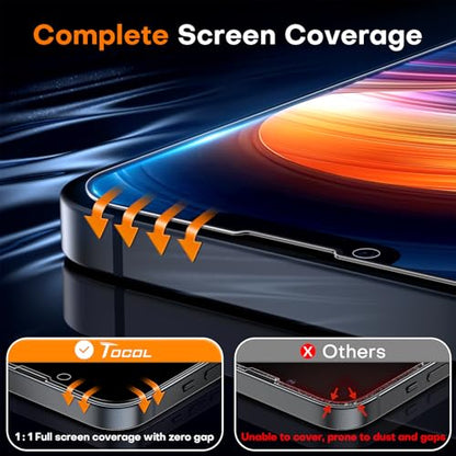 TOCOL for iPhone 14 Privacy Screen Protector - color: Privacy