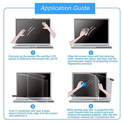 2Pack 21.5" Anti Glare Matte Monitor Screen Protector Fit Diagonal 21.5 Inch Sceptre/Acer/ASUS/Dell/LG/AOC/KOORUI/SAMSUNG/HP Desktop 21.5 INCH 16:9 Aspect PC Screen, Reduce Glare, Fingerprint Resist - size: 21.5 inch