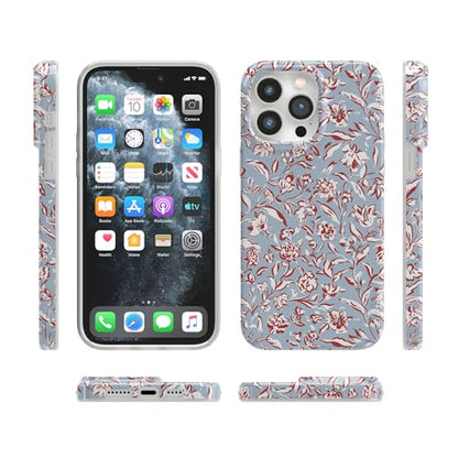 Casely iPhone 14 Pro Case | Coastal Carolina | Painted Flowers | Compatible with MagSafe | Classic Ultra Thin Design - color: Coastal Carolina | Painted Flowers, size: Iphone 14 Pro