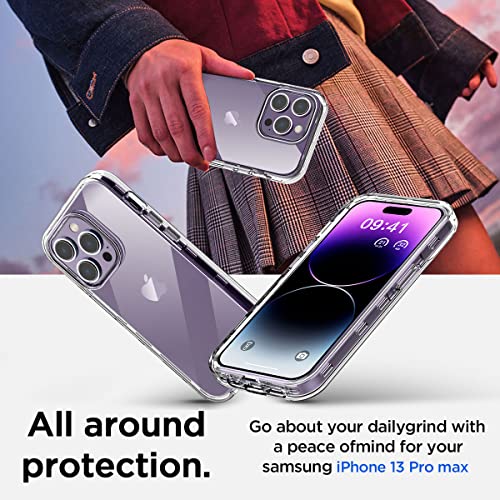 AICase for iPhone 13 pro max Clear Case(6.7"),Heavy Duty Drop Protection Full Body Rugged Shockproof/Dust Proof 3-Layer Military Protective Tough Durable for iPhone 13 pro max - color: Clear heavy duty