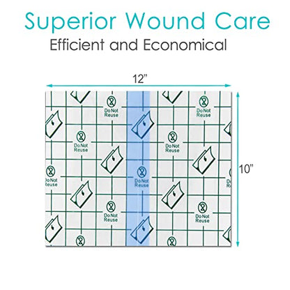 Waterproof Shower Protector Bandage 10x12 inch for Large Port Surgery Incisions Guard Tattoo Second Skin Healing Aftercare Cover Bath Patch Transparent Film Clear Adhesive Wounds Dressing (Pack of 25) - size: 10x12 Inch (Pack of 25)