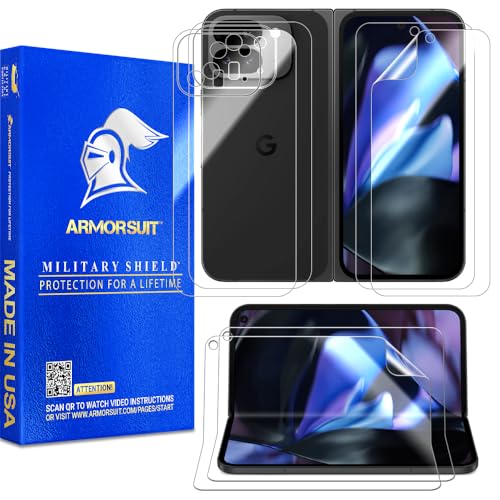 ArmorSuit 2+2+2 Pack Full Body Skin + Screen Protector for Google Pixel 9 Pro Fold HD Clear MilitaryShield Film - Made in USA