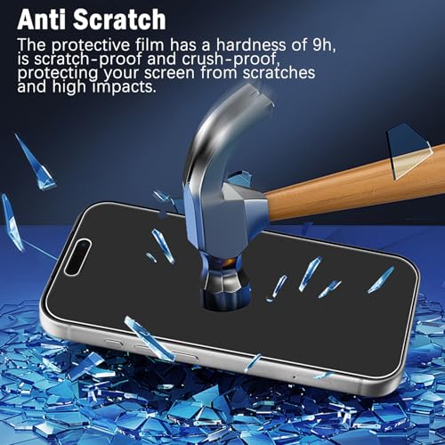 MAYtobe [2-Pack Matte Screen Protector for iPhone 17 Pro Tempered Glass | Anti-Fingerprint, Smooth as Silk, Anti Scratch, Easy to Install, Anti-Reflection - size: iPhone 17 Pro (Matte)