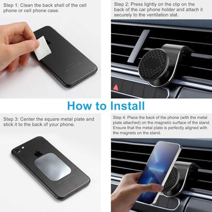 Kinizuxi Magnetic Car Vent Phone Mount, Strong Magnet Car Holder