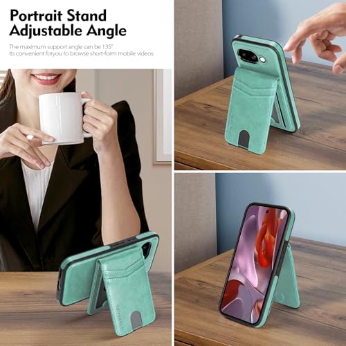SkyEagle for MagSafe Google Pixel 9a Wallet Case,Blue Green - color: Blue Green, size: Google Pixel 9a