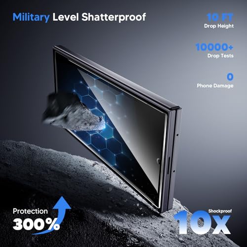 Hoerrye for Samsung Galaxy Z Fold 7 30° Privacy Screen Protector - [with Auto Align Frame Accessories] [2 Pack Inside Flexible TPU Film + 2 Pack Front Tempered Glass] No Creases,No Bubbles