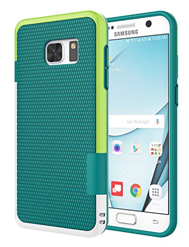 Jeylly Galaxy S7 Case, [3 Color] Slim Hybrid Impact Rugged Soft TPU & Hard PC Bumper Shockproof Protective Anti-Slip Case Cover Shell for Samsung Galaxy S7 S VII G930 GS7 - Green | [3 Color] Slim Hybrid Impact Rugged Soft TPU&Hard PC Bumper Shockproof Pro
