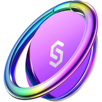 SYNCWIRE Adhesive Phone Ring Holder, Cell Phone Grip, iPhone Ring Stand - color: Aurora Gradient, size: 1 Pack