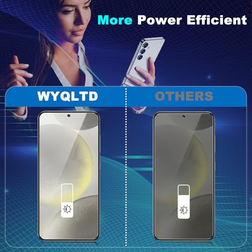 2 Pack for Samsung Galaxy S24 Plus Privacy Screen Protector - size: Galaxy S24 Plus