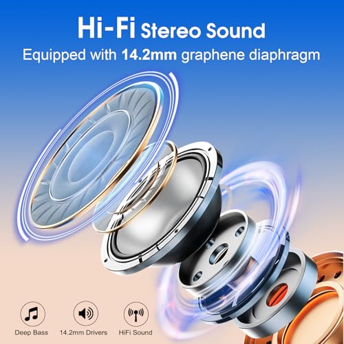 Wireless Earbuds 75H Bluetooth 5.4 Sport Headphones with Earhooks, Camel - color: Camel
