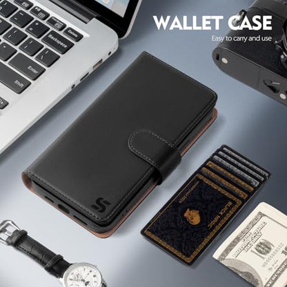 Shieldtop Compatible with Samsung Galaxy S24+ Plus Wallet Case with Card Holder,Women Men RFID Blocking PU Leather Flip TPU Protective Cover Credit Card Slots,Phone Case for S24 Plus,Black - color: Black, size: Samsung Galaxy S24 Plus - 6.7"