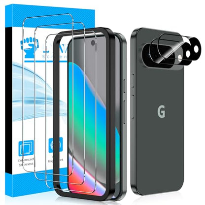 LYWHL 3+2 Pack for Google Pixel 10 Tempered Glass Screen Protector - size: Google Pixel 10