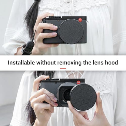 Q3 43 Metal Lens Cap Protector for Leica Q3 43 Q Q-P Camera Accessories - color: Black