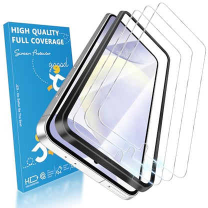 3 Pack for Samsung Galaxy S24 Screen Protector, 9H Tempered Glass Full Coverage, Case Friendly, HD Clear, Anti-Scratch, Fingerprint Compatible, Bubble-Free for S24 5G 6.2” - size: 6.2 Inch-Galaxy S24