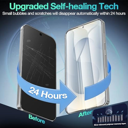 4 Pack for Samsung Galaxy S25 Edge Screen Protector, Flexible Film Screen Protector for S25 Edge, Easy Installation, Auto-Repair (NOT GLASS)