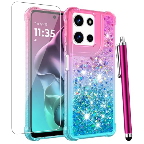 for Moto G 2025/2026 Case, Moto G Play 2026 Phone Case, Pink Blue - color: Pink Blue