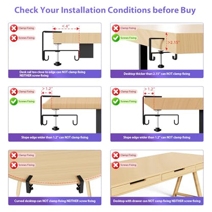 Univivi No Drill Under Desk Cable Management Tray, 36 inch Cable Management - color: Black, size: 36"L x 5.5"W