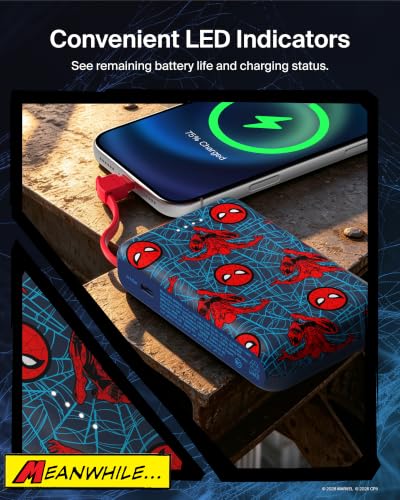 Belkin Marvel Spider-Man 10000mAh 20W USB C Power Bank, Portable Charger - color: Spider Man, style: 10K mAh