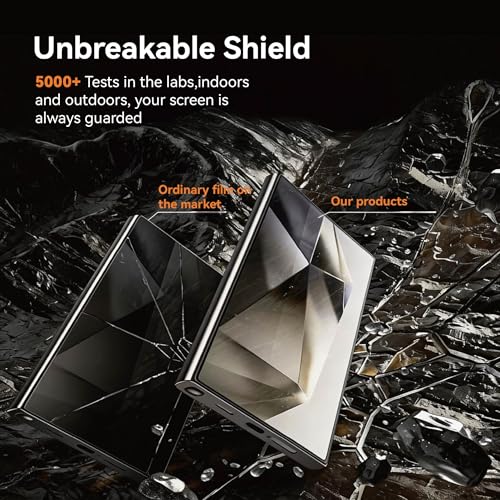3+2+1 Pack Privacy Screen Protector Compatible for Samsung Galaxy S25 Ultra, Tempered Glass with Camera Lens Protector & Phone Case, Easy Install Frame, 9H Hardness, Bubble-Free, Anti-Spy 28° Viewing Angle, Full Coverage, Case Friendly - size: Galaxy S25