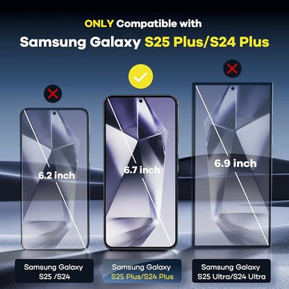 AACL for Samsung Galaxy S25 Plus/S24 Plus Screen Protector Film [Not Glass] - size: S25 Plus/S24 Plus
